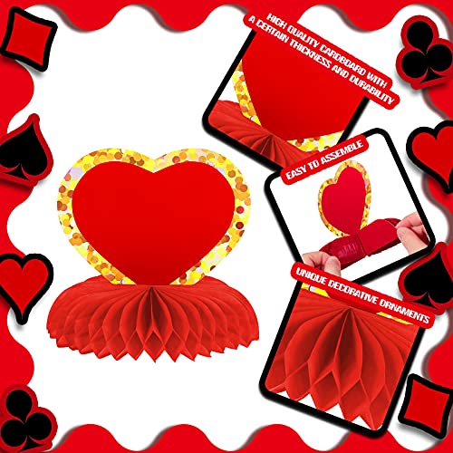 8-Piece Casino Birthday Party Decorations Set – Poker & Playing Card Theme Centerpieces & Signs