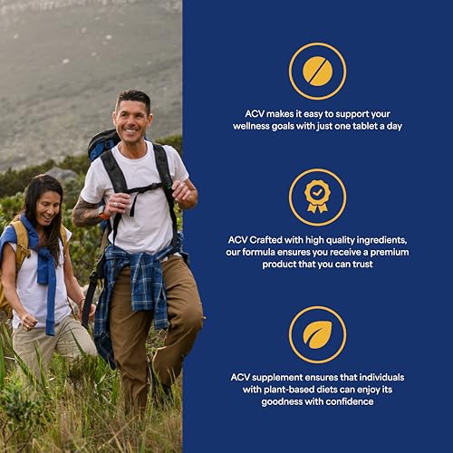 Puritan's Pride Apple Cider Vinegar 600mg Tablets - 200 Count Vegetarian Supplement for Digestion & Weight Management