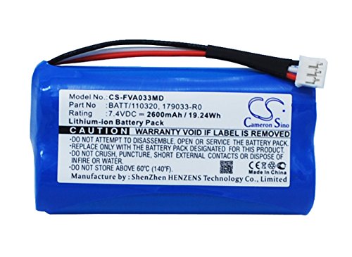Standard 2600mAh Replacement Battery for Fresenius Volumat Agilia D Infusion Pumps (P/N 88888749)