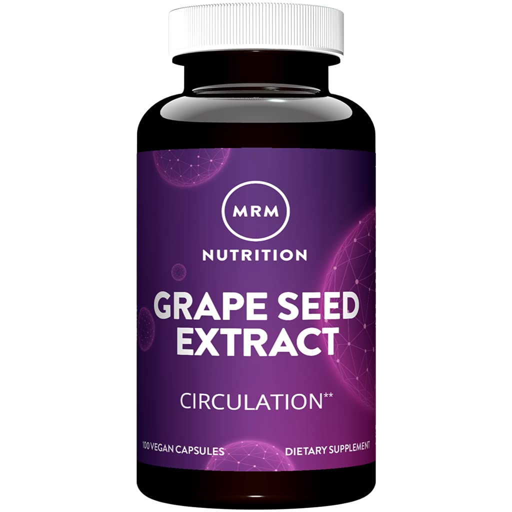 MRM Grape Seed Extract Supplement, 120mg per Capsule, 100 Vegan Capsules