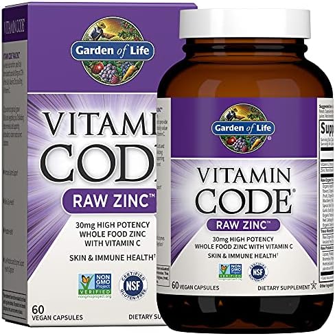 Garden of Life Vitamin Code Raw Zinc - 60 Veggie Caps