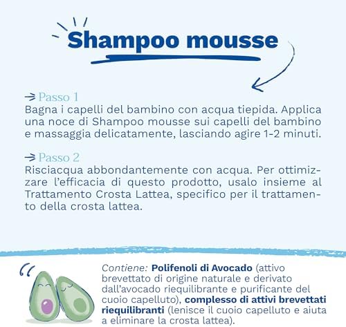 Mustela Nourishing Shampoo Mousse for Babies (150ml) - Gentle Cleansing & Conditioning