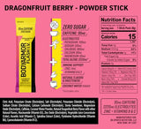 BODYARMOR Caffeinated Flash I.V. Electrolyte Packets - Dragonfruit Berry | Zero Sugar Energy Drink Mix | Pre-Workout Hydration (6 Count)