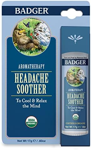 Badger Headache Soother Aromatherapy Balm - Organic Headache Relief