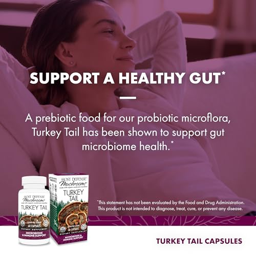 Fungi Perfecti Turkey Tail Mushroom Capsules - Immune Support