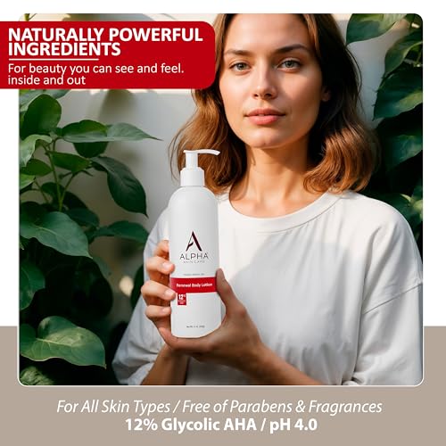 Alpha Skin Care Anti-Aging Body Lotion - Reduces Wrinkles 12oz
