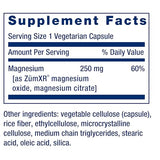 Magnesium Extended Release Capsules, 60 Vegetarian, Life Extension Support