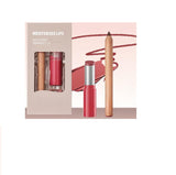 2PCS Lip Liner and Lipstick Combo Set - Waterproof Long-Lasting Matte