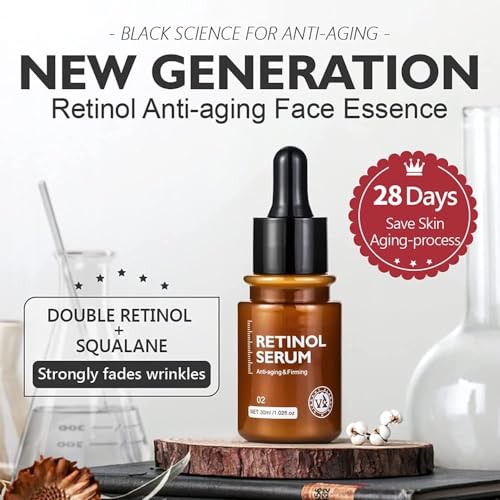 Goreem Retinol Face Serum - Anti-Aging Firming & Moisturizing Treatment for Fine Lines - 30ml