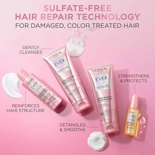 L'Oreal Paris EverPure Bonding Shampoo & Conditioner Kit for Color-Treated Hair - 6.8 oz Set
