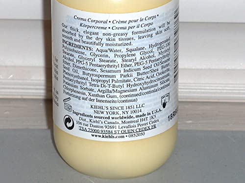 Kiehl's Creme de Corps Body Moisturizer - Deep Hydration (2.5 oz)
