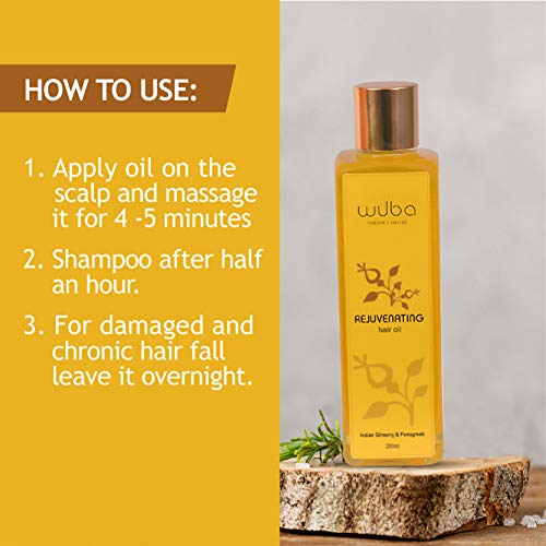 Wuba Nature's Secret Hair Oil for Growth, 200ml