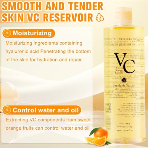VC Toner Refreshing Hydrating & Intensive Brightening - Korean Vitamin C Toner for All Skin Types