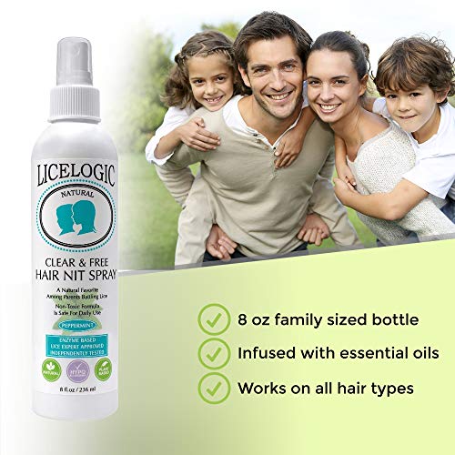 LiceLogic Peppermint Lice Treatment Spray, 8oz