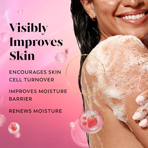 Olay Body Wash for Women, Intensely Hydrating with Pro-Hyaluronic Acid Serum Complex - Strawberry Summer Fizz Scent (20 fl oz)