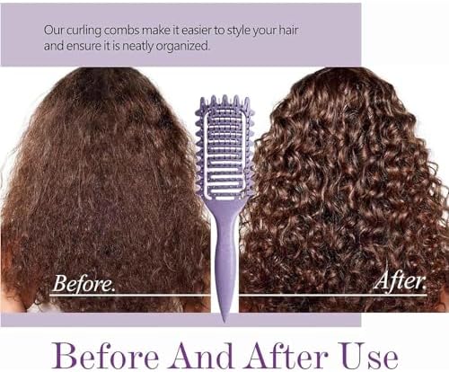 ELIO Curl Defining Brush - Purple - Enhance & Shape Your Curls