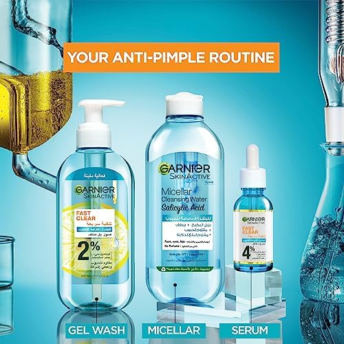 Garnier SkinActive Fast Clear Gel Wash with Salicylic Acid - 200ml
