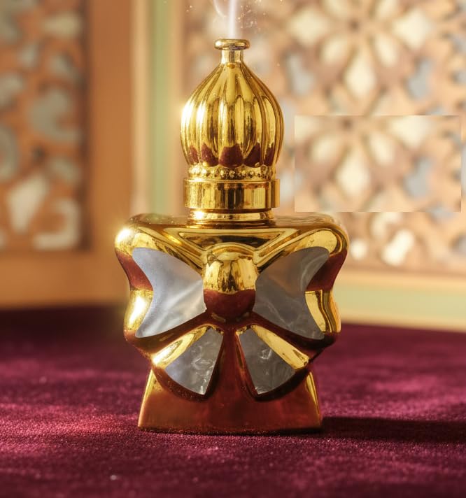 Al Samara Gulab Rose Attar 12ml - Concentrated Perfume Oil - Fresh Floral Rose Aroma