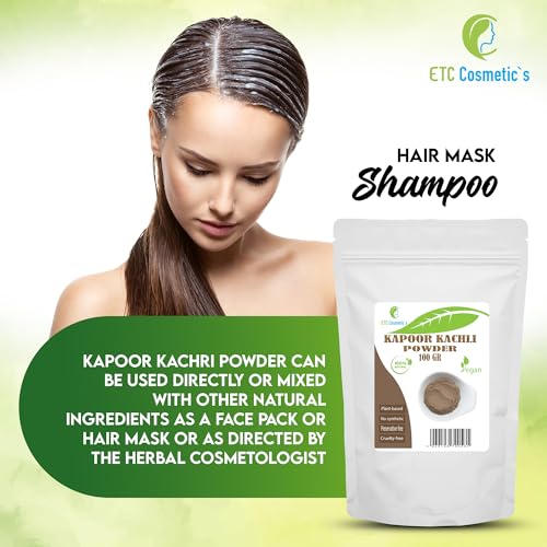 100% Natural Kapoor Kachli Powder for Hair Growth, Volume & Vitality (100g)