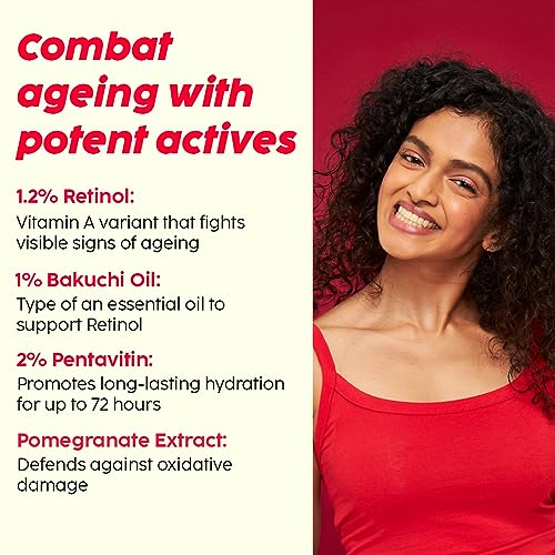 Plix The Plant Fix Anti-Aging Night Cream (50g) with 1.20% Retinol & Bakuchi Oil