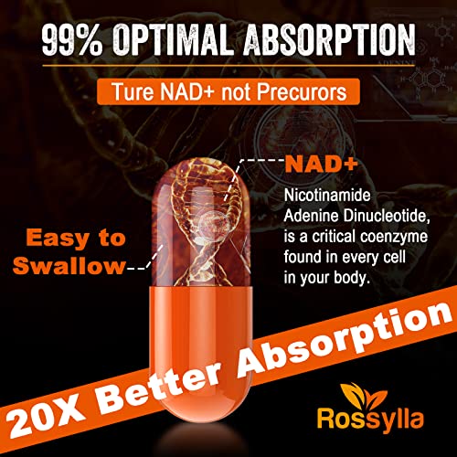 1300 MG Liposomal NAD+ Supplement - Highest Absorption for Aging Defense & Longevity