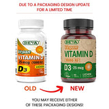 Deva Vegan Vitamin D3 1000 IU - 90 Count for Bone & Immune Health