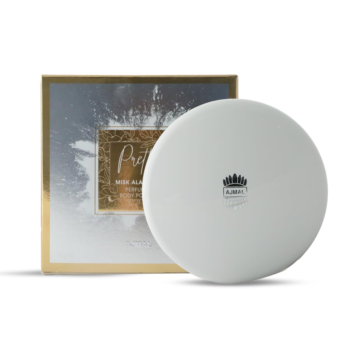 Ajmal Misk Al Arosah Perfumed Body Powder for Women, 75g