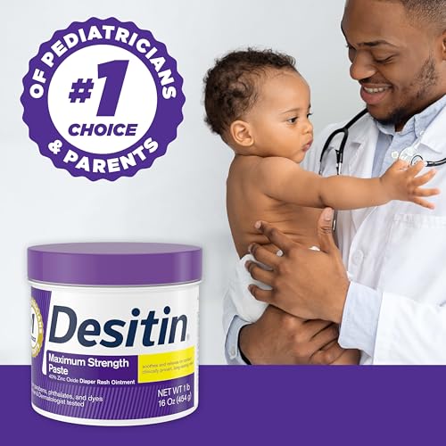 Desitin Maximum Strength Diaper Rash Cream with 40% Zinc Oxide - 16 Oz