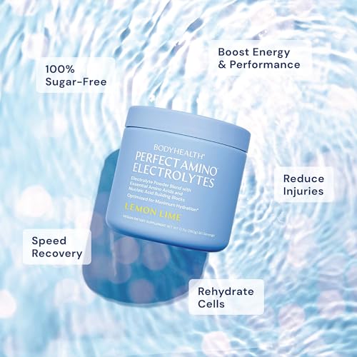 BodyHealth PerfectAmino Sugar-Free Electrolyte Drink Powder - Lemon Lime