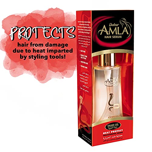 Dabur Amla Snake Oil Hair Serum for Smooth, Soft & Heat Protected Hair - 50ml
