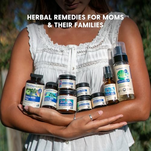 Motherlove Organic Diaper Rash Oil - Soothing Vegan & Cloth Diaper Safe (2 oz)