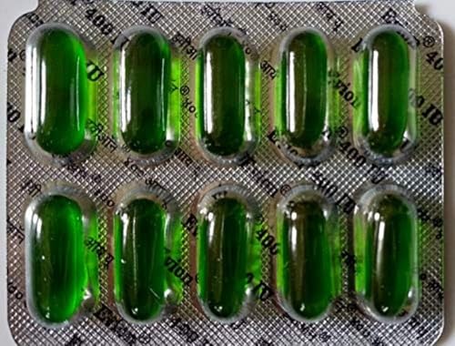 E-vion 400mg Hair Skin & Nails Capsules for Women & Men - 50 Count, Natural Hair, Skin & Nails Support