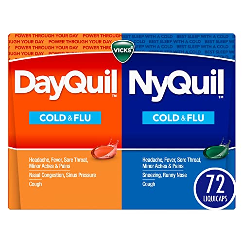 Vicks DayQuil & NyQuil Cough Relief LiquiCaps - 72 Count