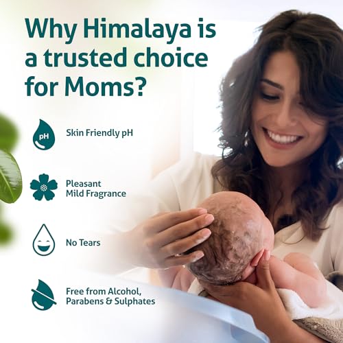 Himalaya Nourishing Baby Shampoo & Conditioner - 400ml, Olive & Almond Oil, pH Balanced, Dermatologically Tested