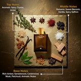 Villain Oud Perfume For Men - Luxury Eau De Parfume (EDP) 100ml with Amber & Sandal
