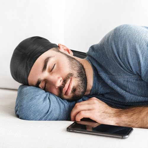 Silky Satin Durag - 2 Pack Premium Hair Wraps with Extra Long Tails for Men and Women