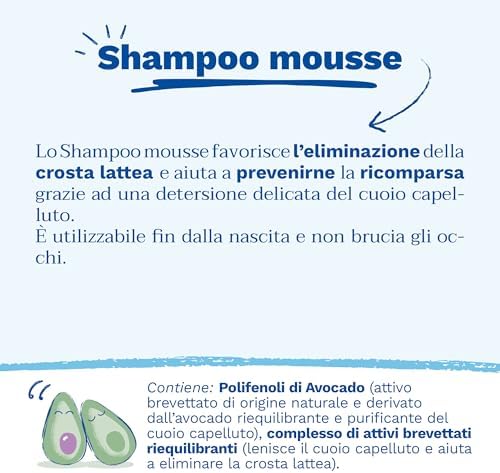 Mustela Nourishing Shampoo Mousse for Babies (150ml) - Gentle Cleansing & Conditioning