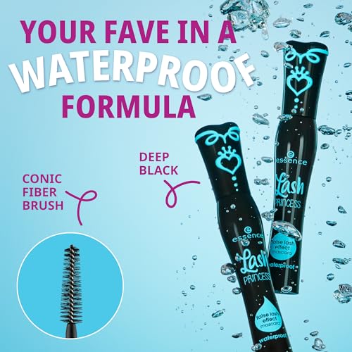 essence Lash Princess Mascara Set - 4 Vegan & Cruelty-Free Mascaras for False Lash Effect, Waterproof, Curl & Volume
