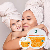 Ralf BADERs Gesundheit Marigold Calendula Ointment 200ml - Twin Pack 2x100ml with Calendula officinalis Plant Extracts