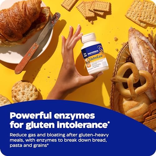 Enzymedica GlutenEase: Gluten Digestion Support (120 Capsules)