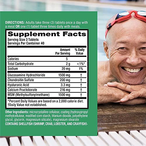 Schiff Move Free Joint Health - Glucosamine Chondroitin Plus MSM - 120 Tablets