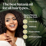 Batana Oil with Rosemary, 100% Organic Batana Oil from Honduras, Nourishes Hair & Skin, Suitable for All Hair Types, 30ml/1 Fl Oz(2 Pcs)