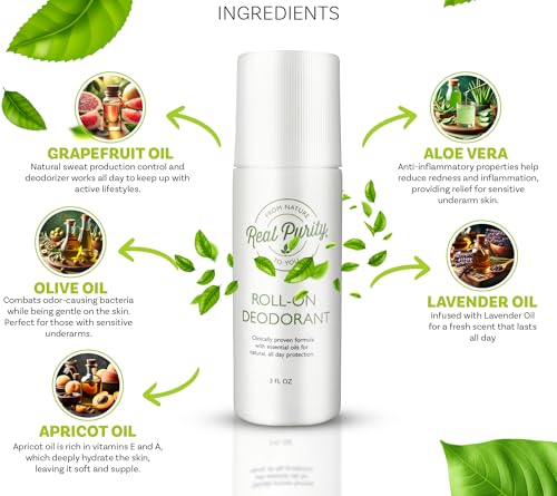 Real Purity Natural Roll-On Deodorant