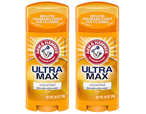 ARM & HAMMER ULTRAMAX Anti-Perspirant Deodorant Solid Unscented - 2.60 oz (Pack of 1)