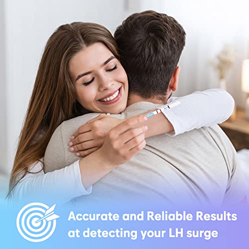 Easy@Home 100 Pack Ovulation Test Strips (FSA Eligible) with Premom App Integration