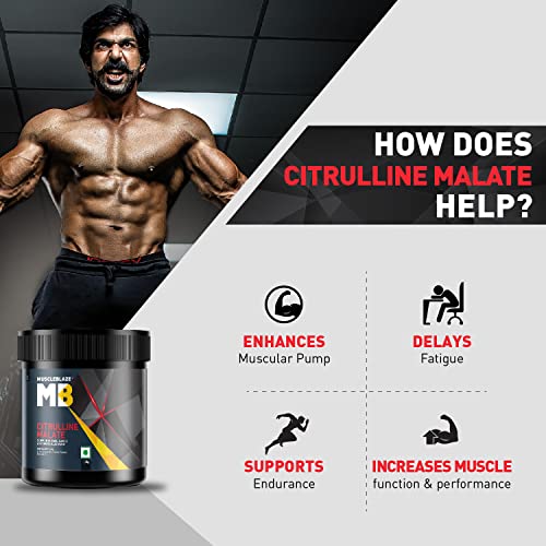 MuscleBlaze Citrulline Malate Powder 100g | Endurance & Muscle Pump Support