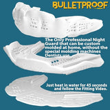 BulletProof Night Guard - World's Thinnest Mouthguard for Grinding Teeth & TMJ Relief