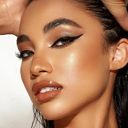 Blush and Highlighter Palette - 4 Metallic Shimmer Colors for Natural Luster & Face Contouring