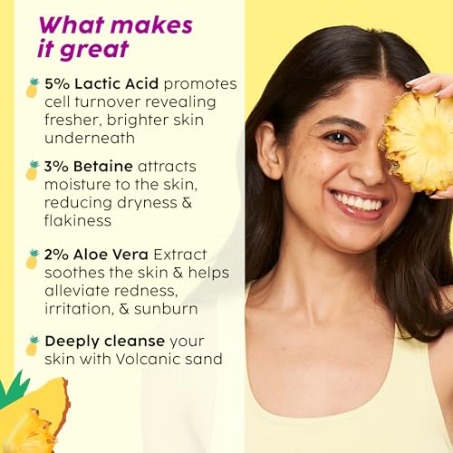 PLIX The Plant Fix Pineapple 5% Lactic Acid Exfoliating Body Wash - 236ml