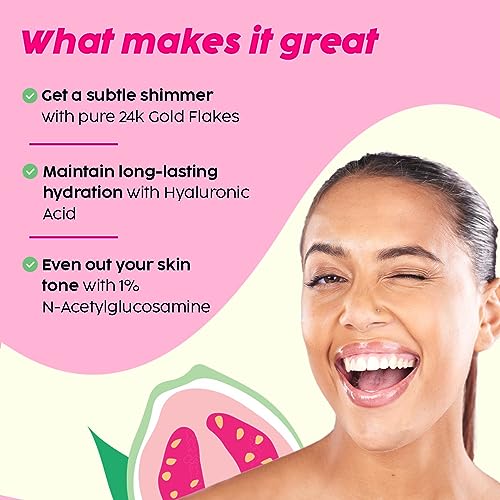 PLIX 24K Guava Gold Serum & Primer | Vitamin C & Hyaluronic Acid (30ml)